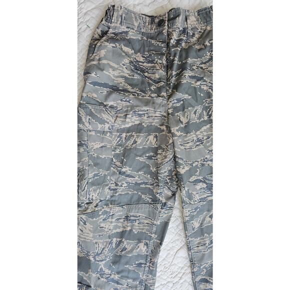 Trouser Women Air Force Camo USAF Cargo Military Pants Digital Camo TALL 10R - Picture 2 of 5